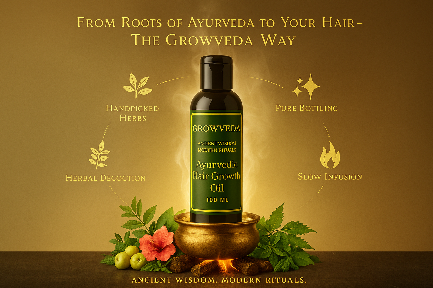 Growveda Ayurvedic Hair Oil
