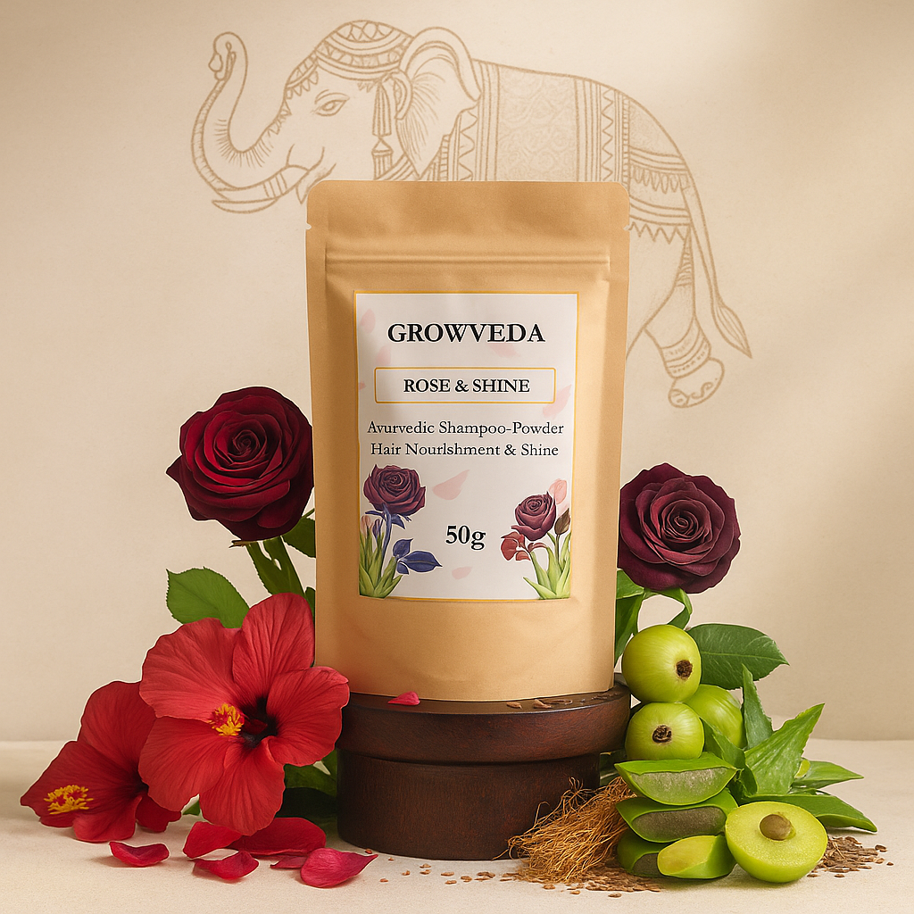 Rose & Shine Herbal Shampoo