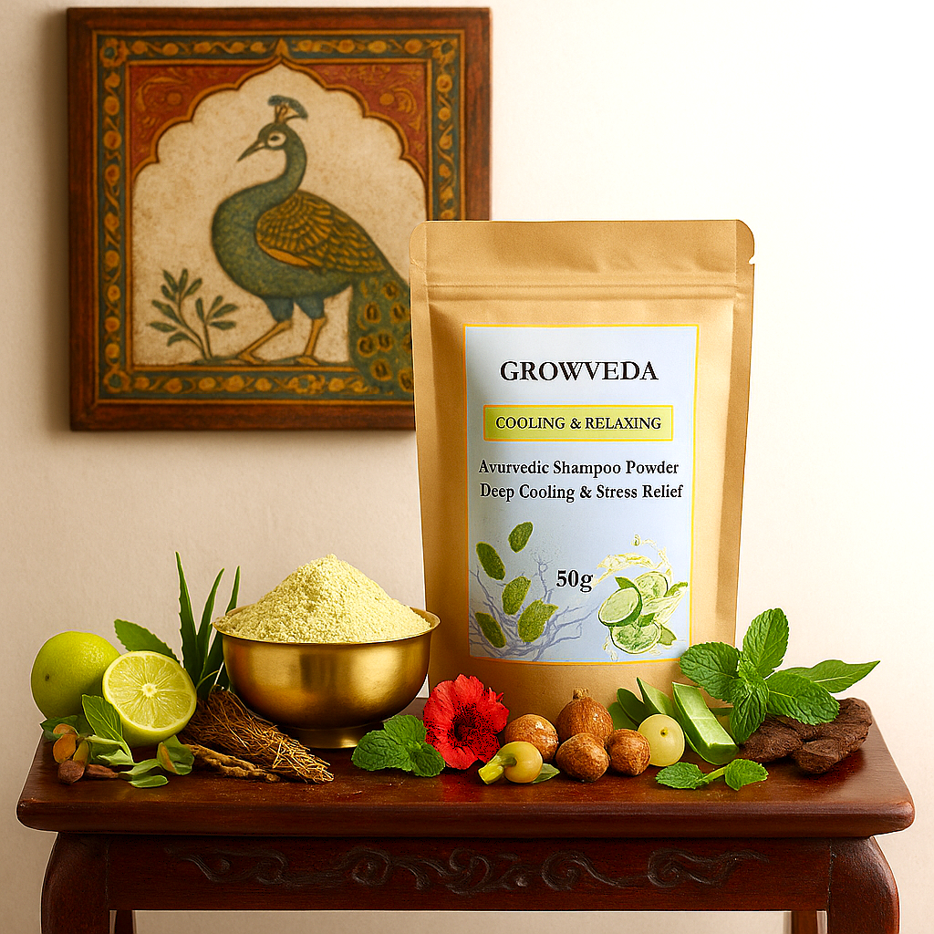 Cool & Relaxing Herbal Shampoo