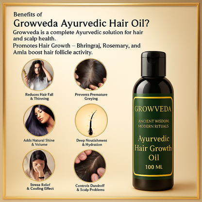 Growveda Ayurvedic Hair Oil