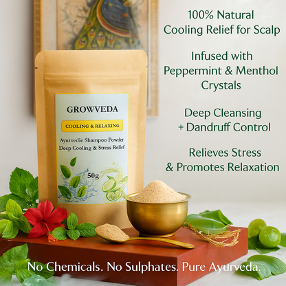 Cool & Relaxing Herbal Shampoo