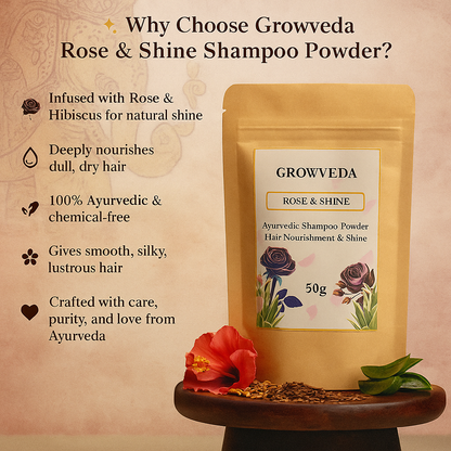 Rose & Shine Herbal Shampoo