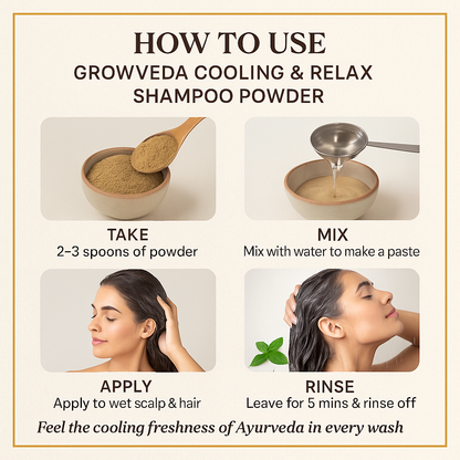 Cool & Relaxing Herbal Shampoo