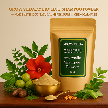 Growveda Ayurvedic Shampoo Powder