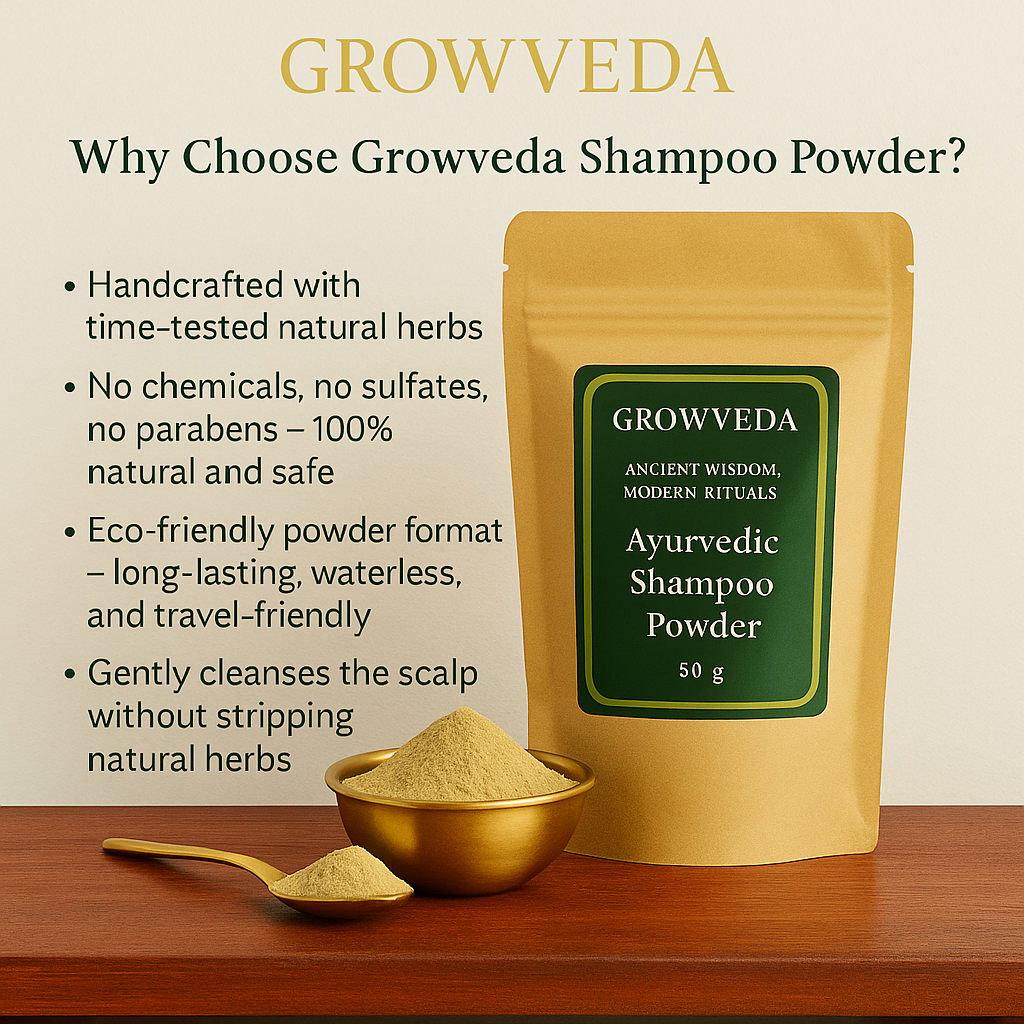 Growveda Ayurvedic Shampoo Powder