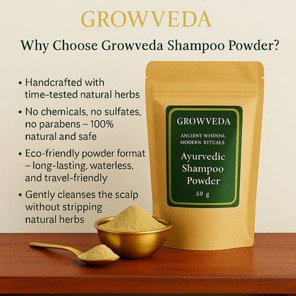 Growveda Ayurvedic Shampoo Powder