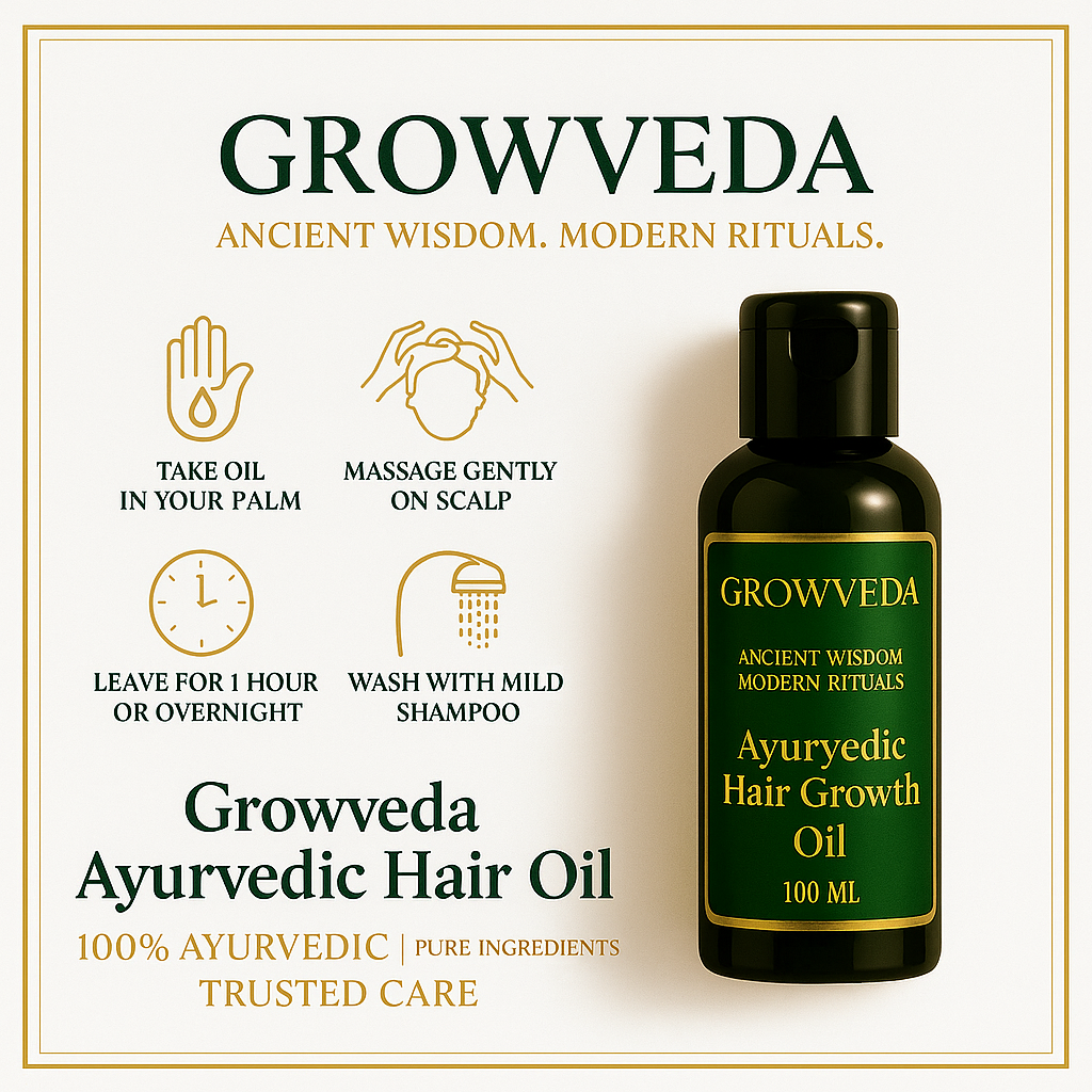 Growveda Ayurvedic Hair Oil