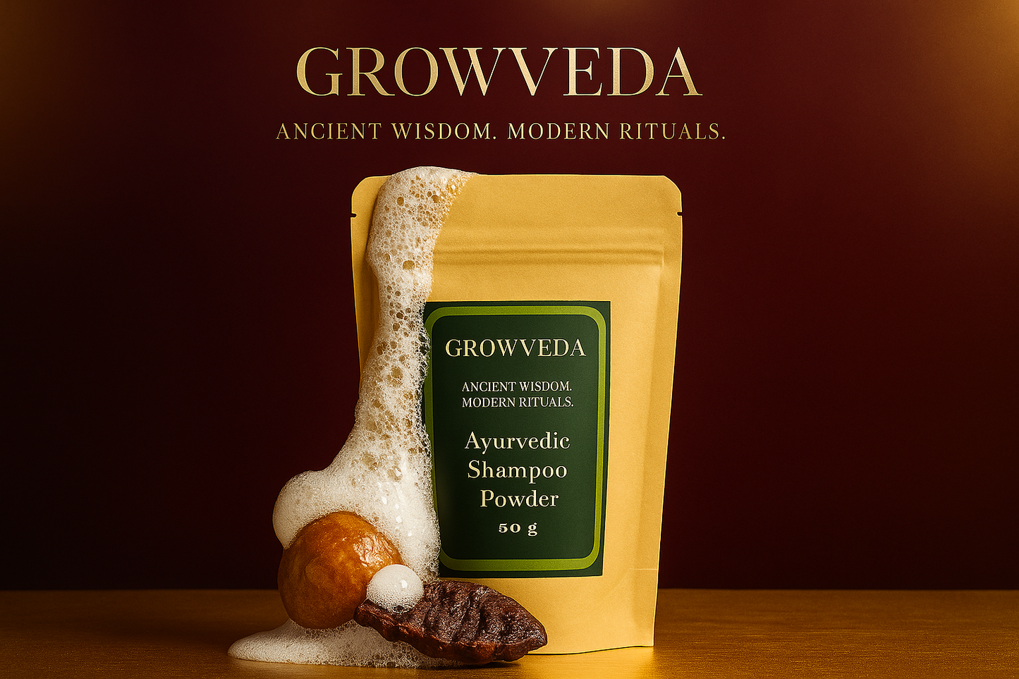 Growveda Ayurvedic Shampoo Powder