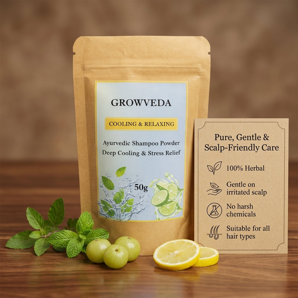 Cool & Relaxing Herbal Shampoo