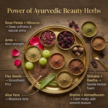Rose & Shine Herbal Shampoo