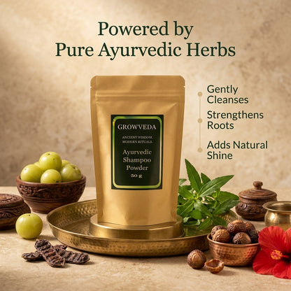 Growveda Ayurvedic Shampoo Powder