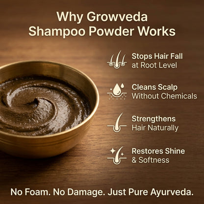 Growveda Ayurvedic Shampoo Powder