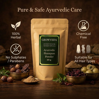 Growveda Ayurvedic Shampoo Powder